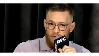 Conor McGregor Raw and Unedited UFC 202 Media Day Interview