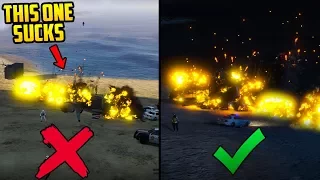 GTA Online: Smuggler's Run DLC - Which Bomb is the Best? (Explosive vs Cluster vs Incendiary vs Gas)