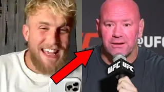 JAKE PAUL RESPONDS TO DANA WHITE FINALLY BREAKING DOWN OVER HIM!