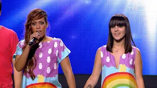 Alizee & Amel Bent "We Are the World"  Les Enfoires 2010 WorldPop, HDTV 1080P 50 FPS