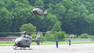 Swiss Air Force: 20 helicopters in the air (Alpnach, Switzerland)