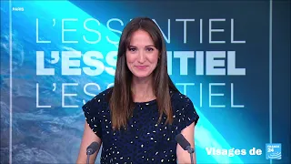 Marion Gaudin présente l'Essentiel le 3 mai 2024 sur France 24