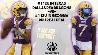 #1 12u in Texas Dallas DEA Dragons VS #1 12u in Georgia RDU Real Deal