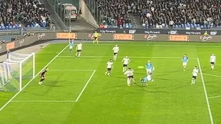 Napoli - Atalanta 2 : 0 ; highlights dal Maradona (tribuna Posillipo) 11/03/2023