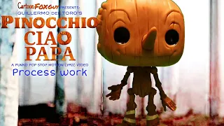 CartoonFoxGuy Presents: Pinocchio, "Ciao Papa", (Funko stop motion lyric video) - PROCESS WORK