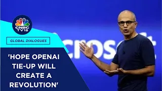 A.I. Led Business Can Be 10% Of India's $5 Trillion Economy: Microsoft CEO Satya Nadella | CNBC TV18