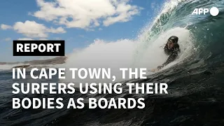 'Just you and the sea': Bodysurfing in Cape Town | AFP