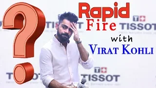 Rapid Fire With Virat Kohli | Anushka Sharma | Tissot Watch New Store Launch | Cricket