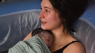 COLEEN GARCIA CRAWFORD GIVING WATER BIRTH ACTUAL