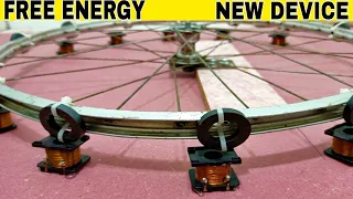 Free Energy Wheel, How to Make High Voltage Wheel in Permanent Magnet Technology, Wow New idea 2020,