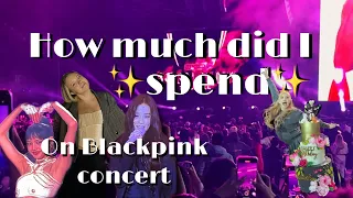 I went to the Blackpink concert | vlog in Abu Dhabi Born Pink soundcheck, prices, kpop trade market