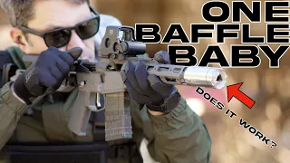 ONE Baffle Mini Suppressor: Does it Work?