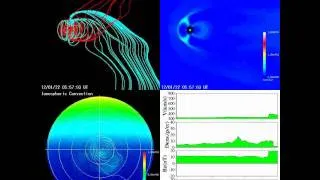 NICT Magnetosphere Jan 21-22 2012 - Losing the Southpole, Immense Blast!