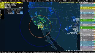 Magnitude 4.1 Earthquake Hits Los Angeles California - May 1st, 2024