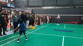 Pv Sindhu vs 5 years Old Kid |  Badminton Academy Of Yours Sports
