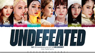 XG & VALORANT 'UNDEFEATED' Lyrics [Color Coded_Eng] | ShadowByYoongi