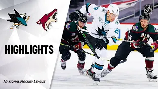 Sharks @ Coyotes 1/14/21 | NHL Highlights