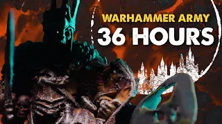 36 hours to paint a Warhammer army - Soulblight Gravelords