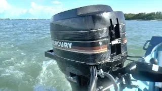 Trying Out This Mercury 35hp Tiller