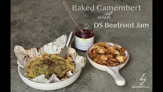 baked Camembert with DS Beetroot Jam & Pistachio