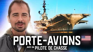 À BORD D'UN PORTE-AVIONS AMERICAIN