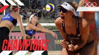 Alexandra Klineman & April Ross 🏐🥇 Women's Beach Volleyball | Reigning Champions