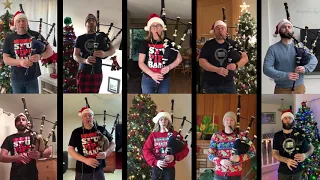 Simon Fraser University Pipe Band - Santa Claus Is Coming To Town
