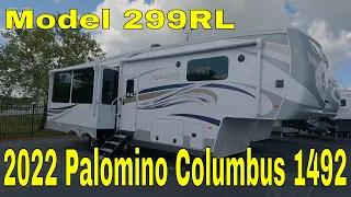 2022 Palomino 5th Wheel RV Columbus 1492 Model 299RL
