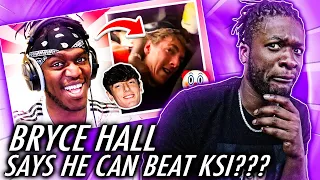 KSI VS BRYCE HALL??? | Bryce Hall Thinks He Can Beat Me... (REACTION)