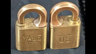 ∅ Picks 2 YALE all Brass Push Locks #pickalockforpeter (80)