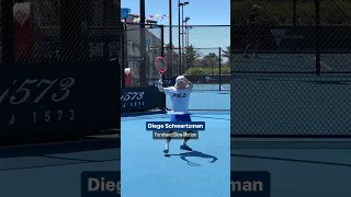 DIEGO SCHWARTZMAN Forehand in Slow-Motion 🎾🚀 #Shorts #Tennis #Forehand