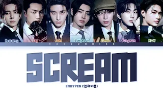 ENHYPEN (엔하이픈) 'Scream' (Color Coded Lyrics) (Han/Rom/Ina)