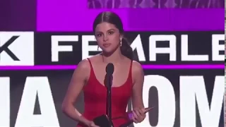 Selena Gomez AMAs 2016 'Pop/Rock Female' Award Acceptance Speech
