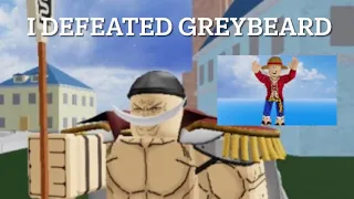 I Defeated GREYBEARD Blox Fruits