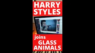 HARRY STYLES JOINS GLASS ANIMALS!! 😲  #shorts