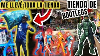 TIENDA DE BOOTLEG, HE-MAN DE PLÁSTICO INFLADO, THUNDERCATS BOOTLEG, HALO, MERCADO DE SONORA #bootleg