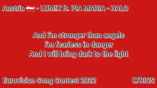 LUM!X FEAT. PIA MARIA - HALO | LYRICS (reupload)