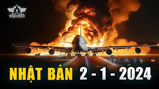 Toàn Cảnh Vụ Va Chạm Tại Sân Bay Haneda Nhật Bản - Ngày 2-1-2024| JAL 516