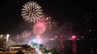 Pattaya New Year Fireworks 2013