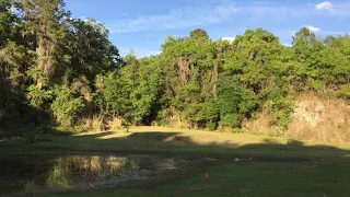 Simon Lizotte Insane 830 foot Drive Hole 18 R3 Throw Down The Mountain VII 2019 Disc Golf