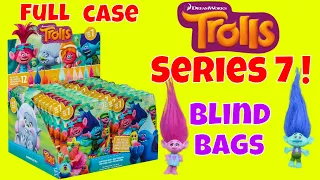 Full Case Trolls Series 7 Blind Bags Opening Dreamworks Color Changing Toy Review