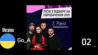 Eurovision 2021 | Vidbir 2021 My Top 3