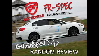 #FactionFab Coilovers FR-Spec Install | 2015+ #Subaru #WRX #CVT | Guzman's Random Review