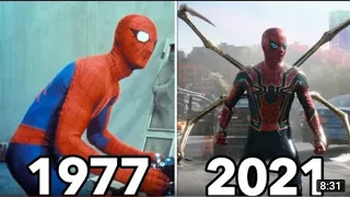 Evolution Of Spider-Man in Movies & TV 1977 - 2021 (No Way Home Reaction Tobey Maguire Tom Holland)