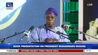 Olusegun Obasanjo Speaks At Book Presentation On President Muhammadu Buhari