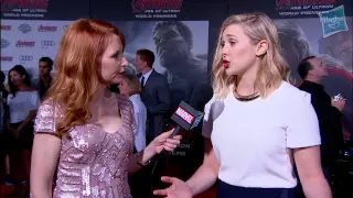 Elizabeth Olsen on Filming with The Avengers