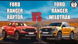 Ford Ranger Raptor 2023 VS Ford Ranger Wildtrak 2023. Exterior & Interior Comparison #fordranger