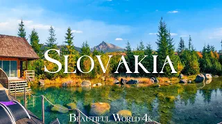 Slovakia 4K Nature Relaxation Film - Peaceful Piano Music - Natural Landscape