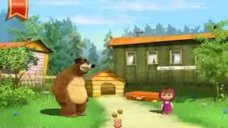 Маша и Медведь Прохождение игры: подготовка к школе