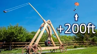 Launching a Trebuchet Straight UP